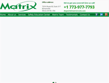 Tablet Screenshot of matrixtrucks.com